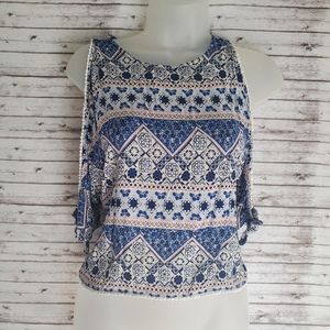 Cut Sleeve Top